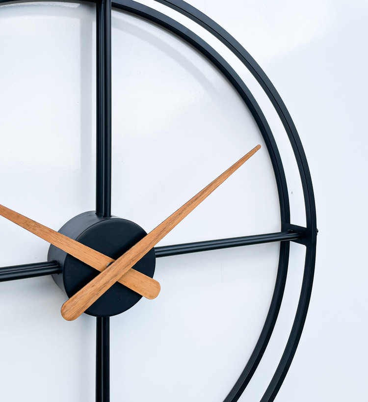 جزئیات فریم فلزی ساعت دیواری دکوراتیو